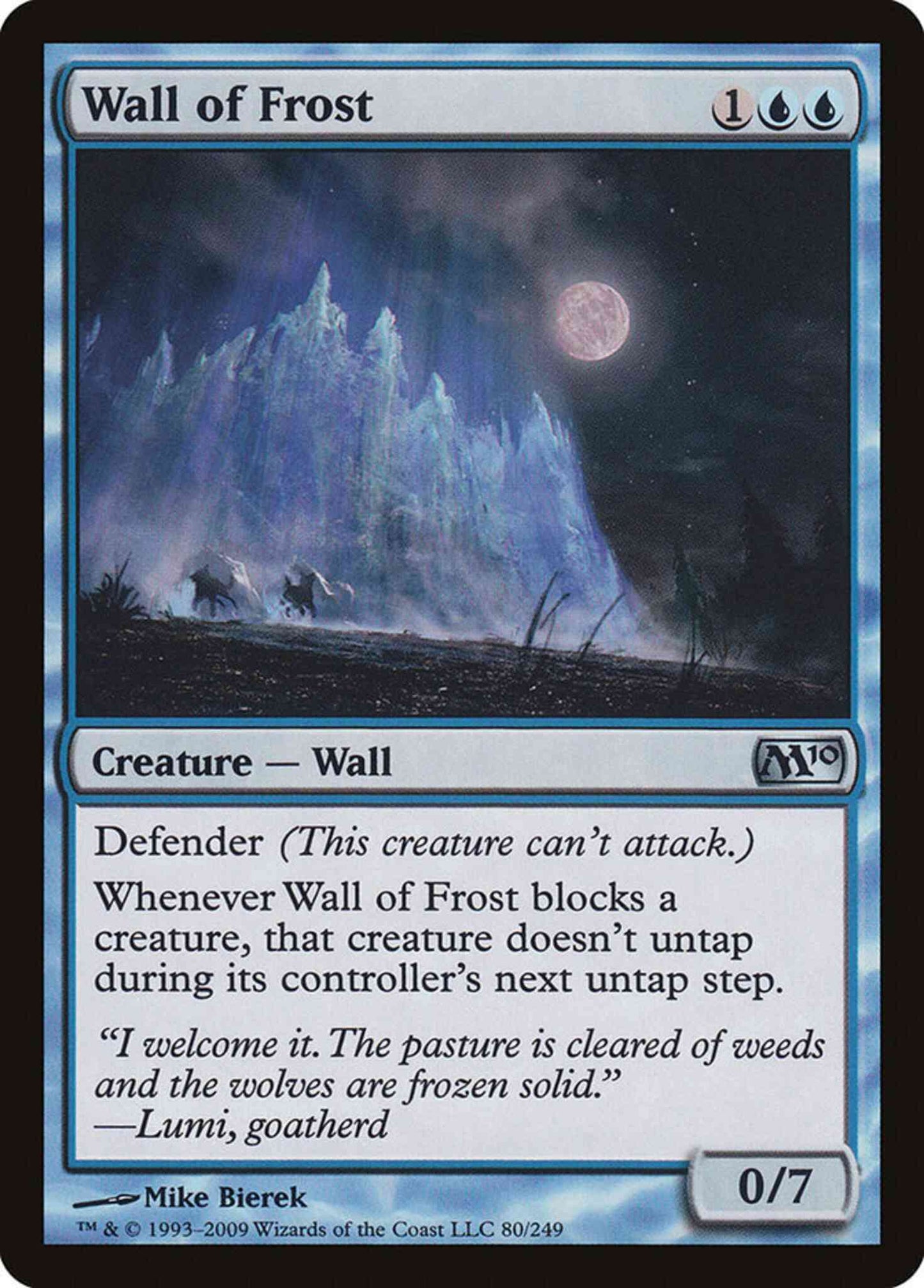Wall of Frost [80] [Magic 2010] [Non-Foil]