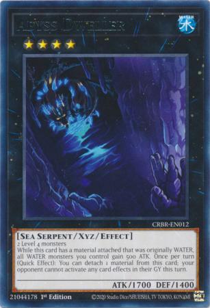 Abyss Dweller - CRBR-EN012 - Rare - 1st Edition