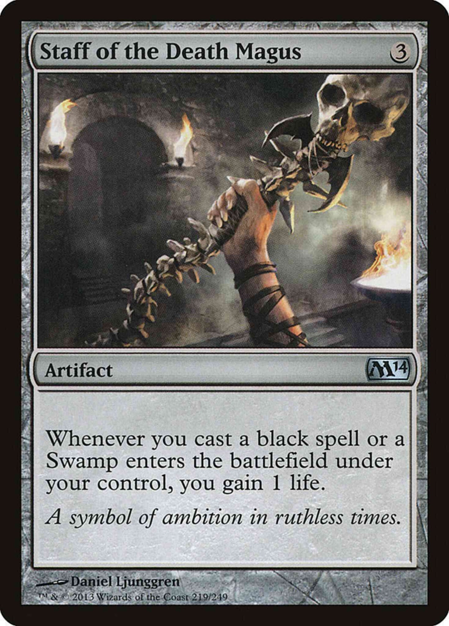 Staff of the Death Magus [219] [Magic 2014] [Non-Foil]
