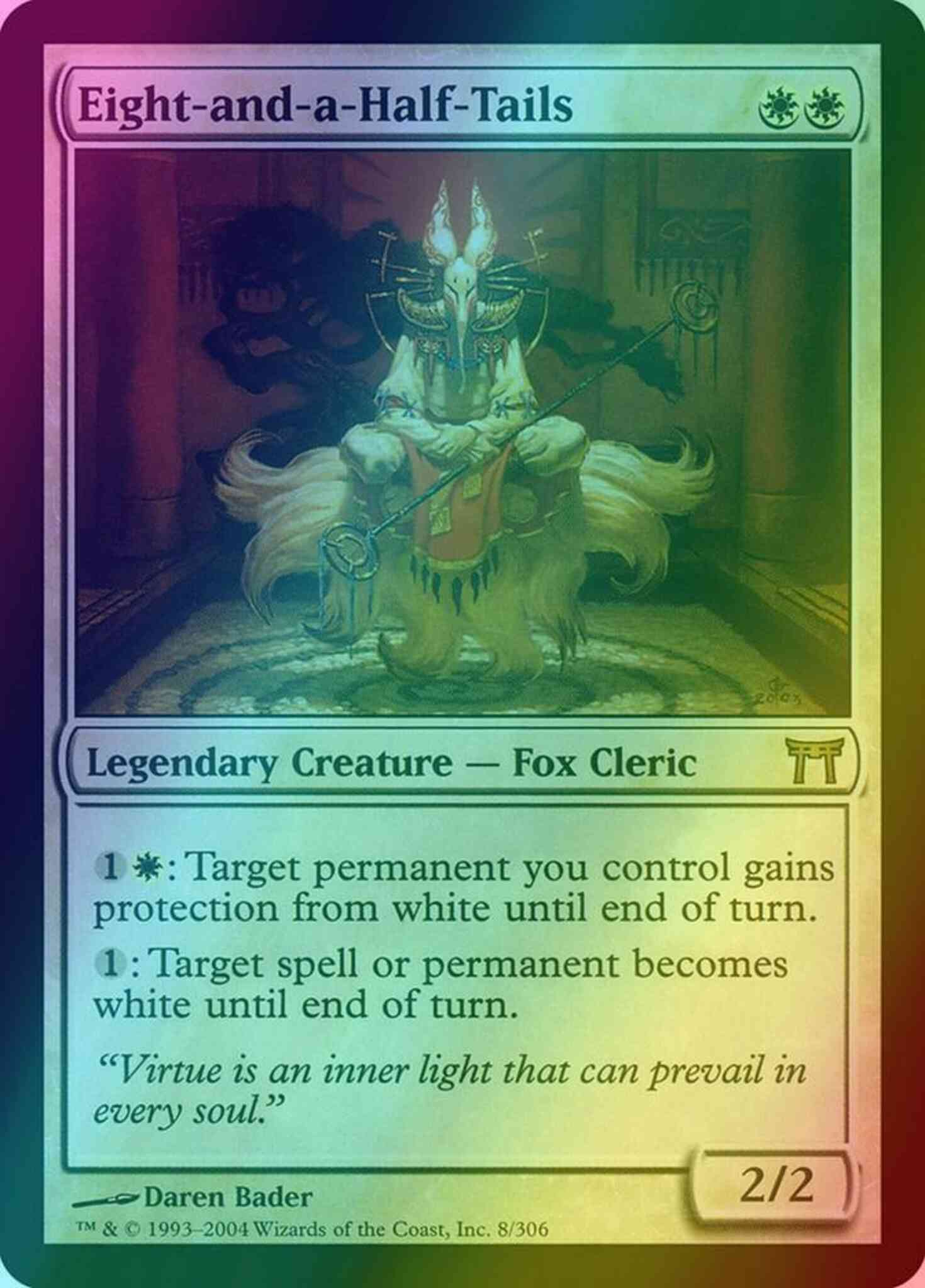 Eight-and-a-Half-Tails [8] [Champions of Kamigawa] [Foil] – Face