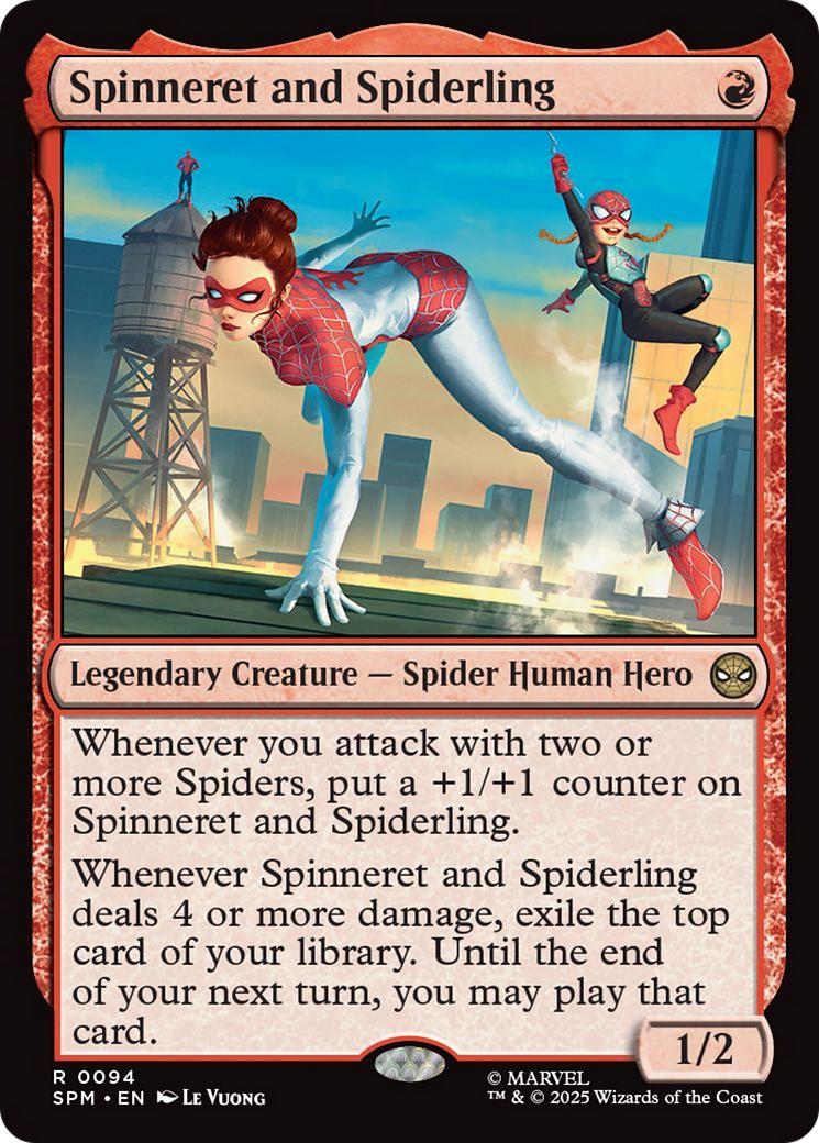 Spinneret and Spiderling [94] [Marvel's Spider-Man] [Non-Foil]
