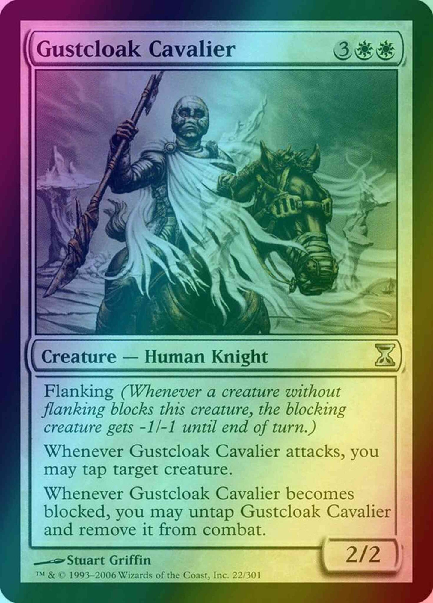 Gustcloak Cavalier [22] [Time Spiral] [Foil]