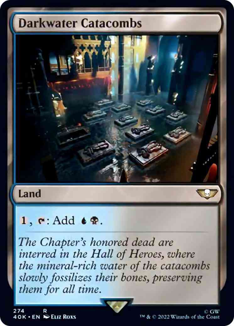 Darkwater Catacombs [274] [Universes Beyond: Warhammer 40,000] [Non-Foil]