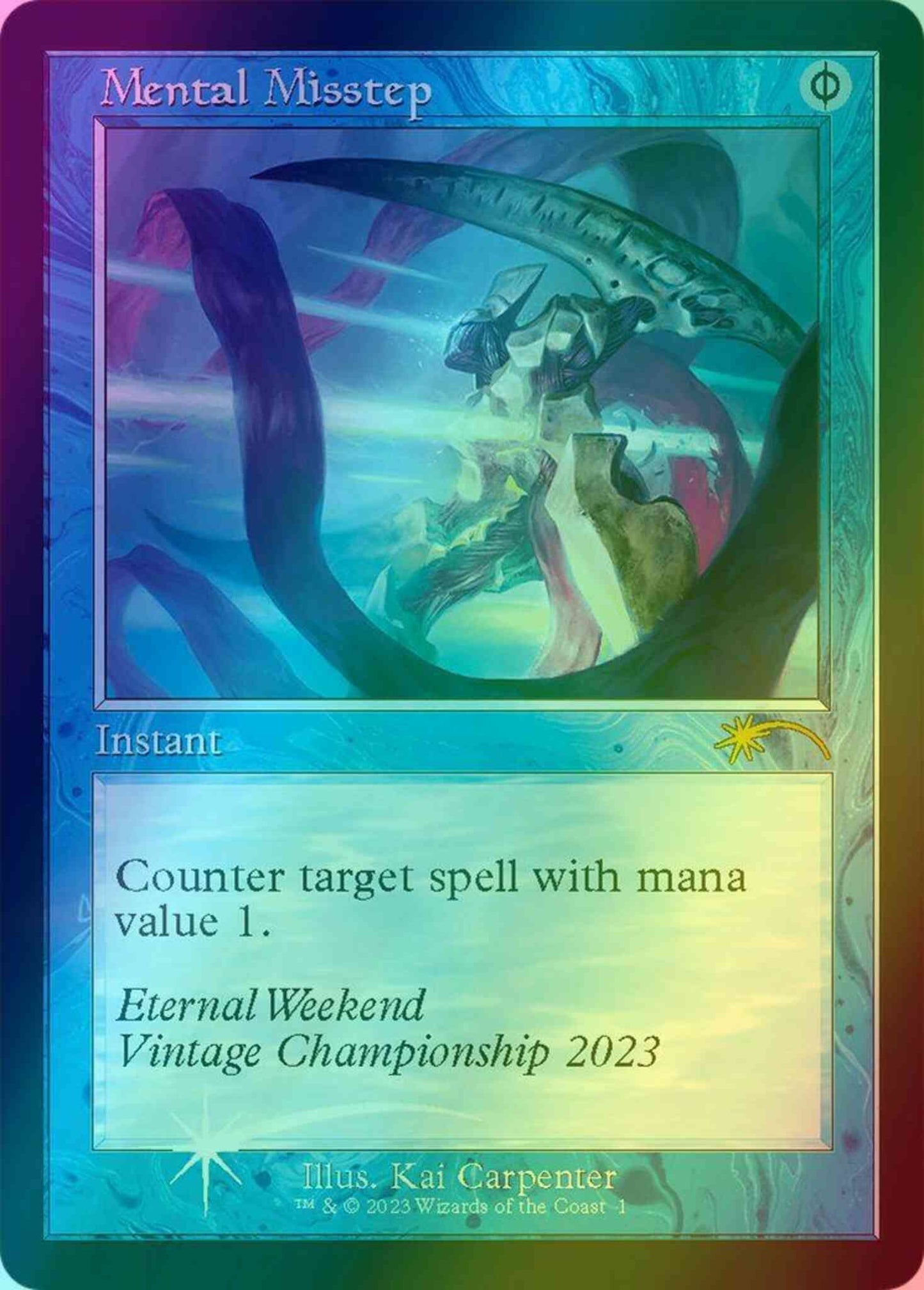 Mental Misstep [2023b] [Retro Frame] [Eternal Weekend] [Foil]
