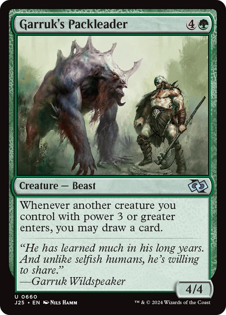 Garruk's Packleader [660] [Foundations: Jumpstart] [Non-Foil]