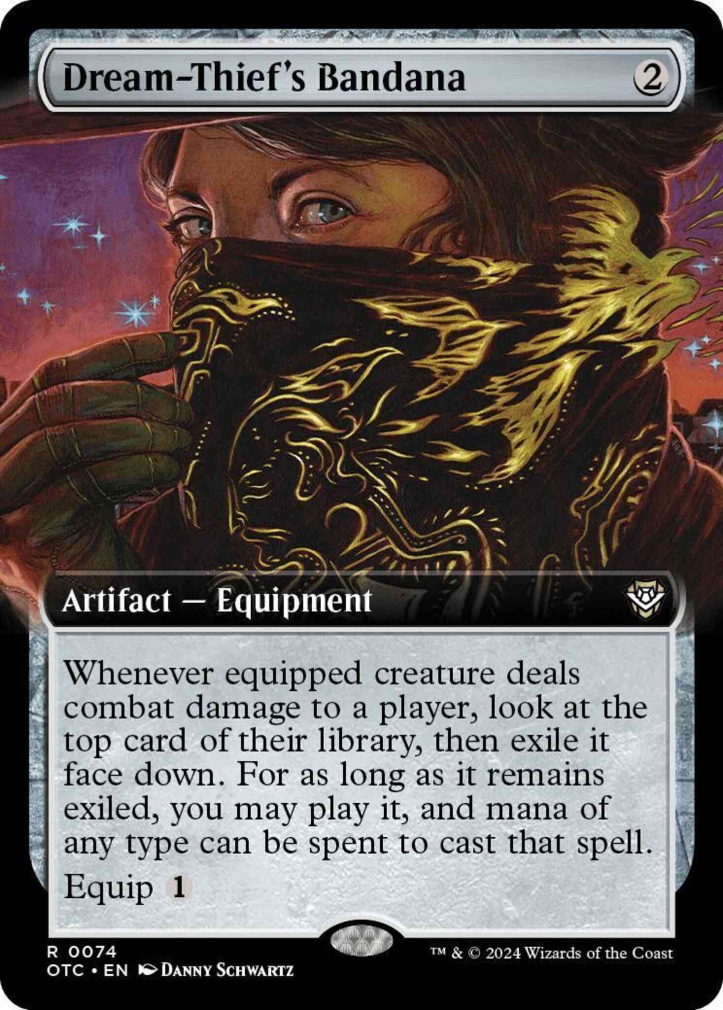 Dream-Thief's Bandana [74] [Extended Art] [Outlaws of Thunder Junction: Commander] [Non-Foil]