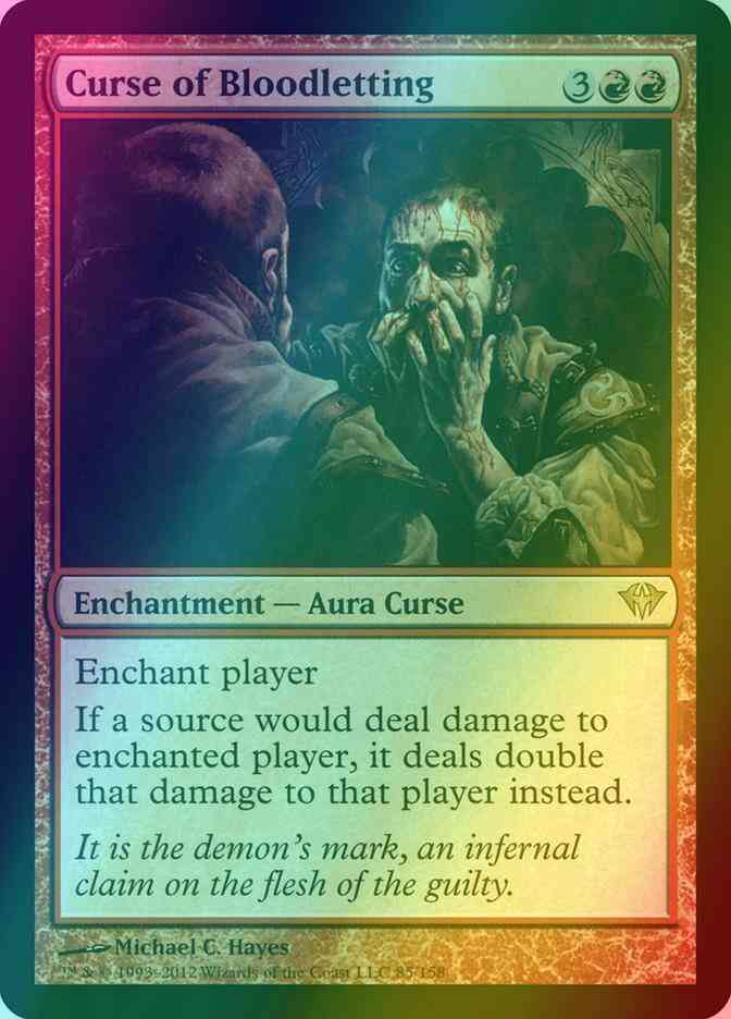 Curse of Bloodletting [85] [Dark Ascension] [Foil]
