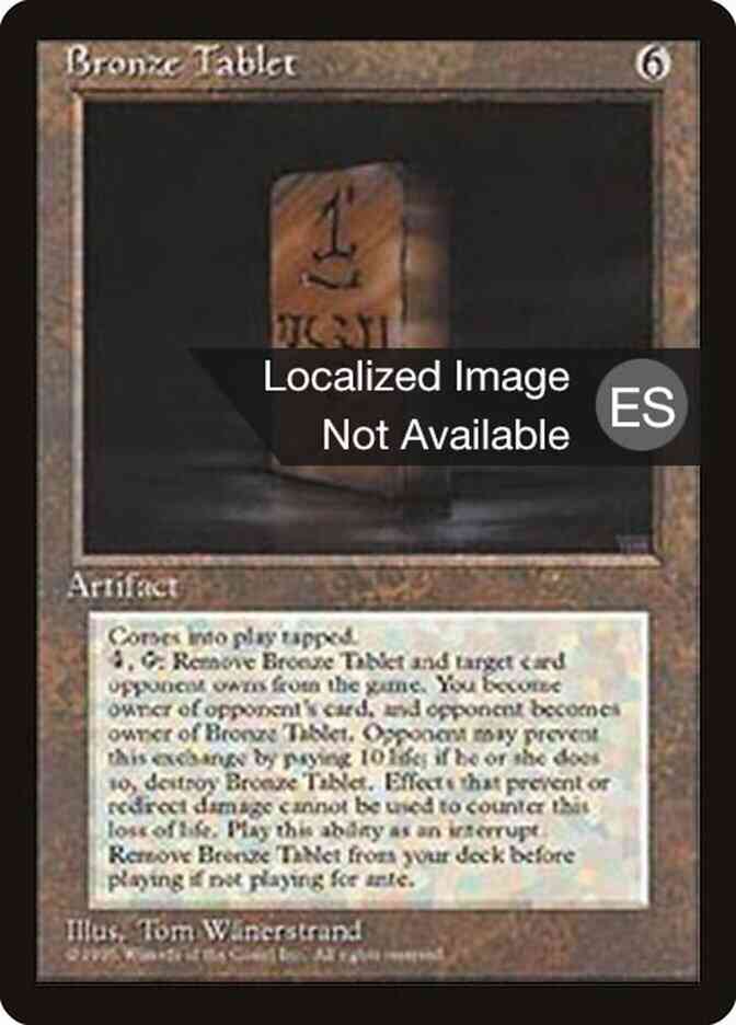 Bronze Tablet - Japanese [303] [Fourth Edition Black Border: Japanese] [Non-Foil]