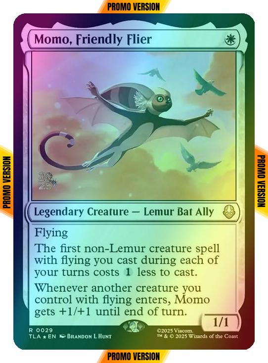 Momo, Friendly Flier [29s] [Prerelease] [Avatar: The Last Airbender: Promos] [Foil]
