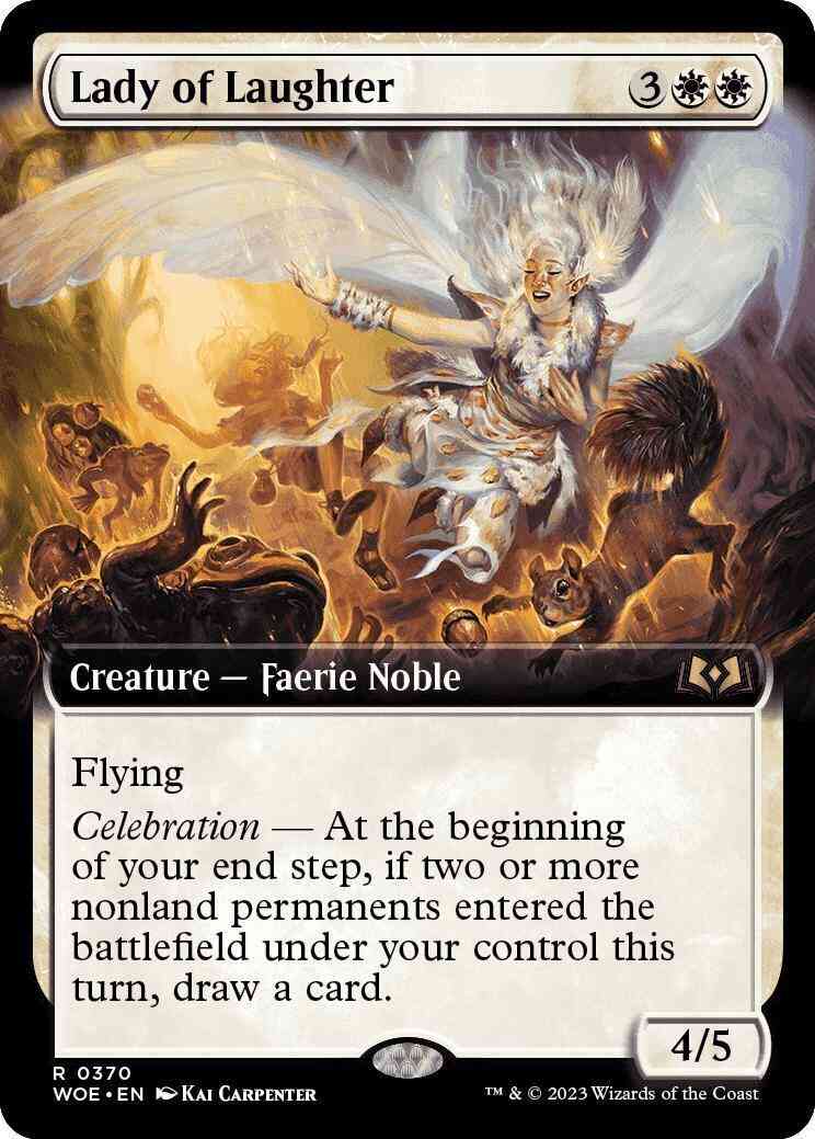 Lady of Laughter [370] [Extended Art] [Jumpstart Exclusive] [Wilds of Eldraine] [Non-Foil]