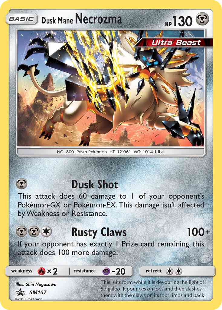 Dusk Mane Necrozma - SM107 - Promo [smp-SM107] [Holo]
