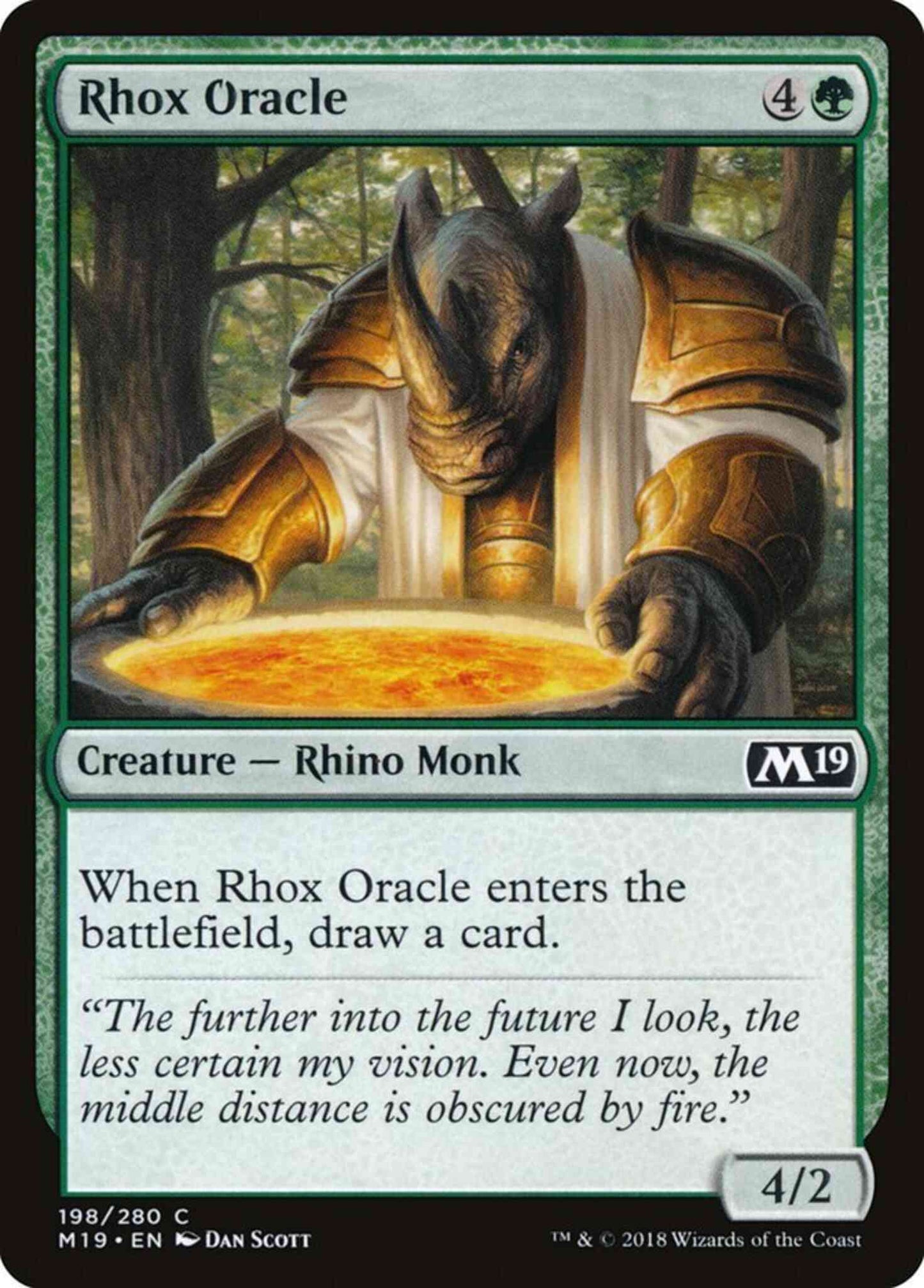 Rhox Oracle [198] [Core Set 2019] [Non-Foil]