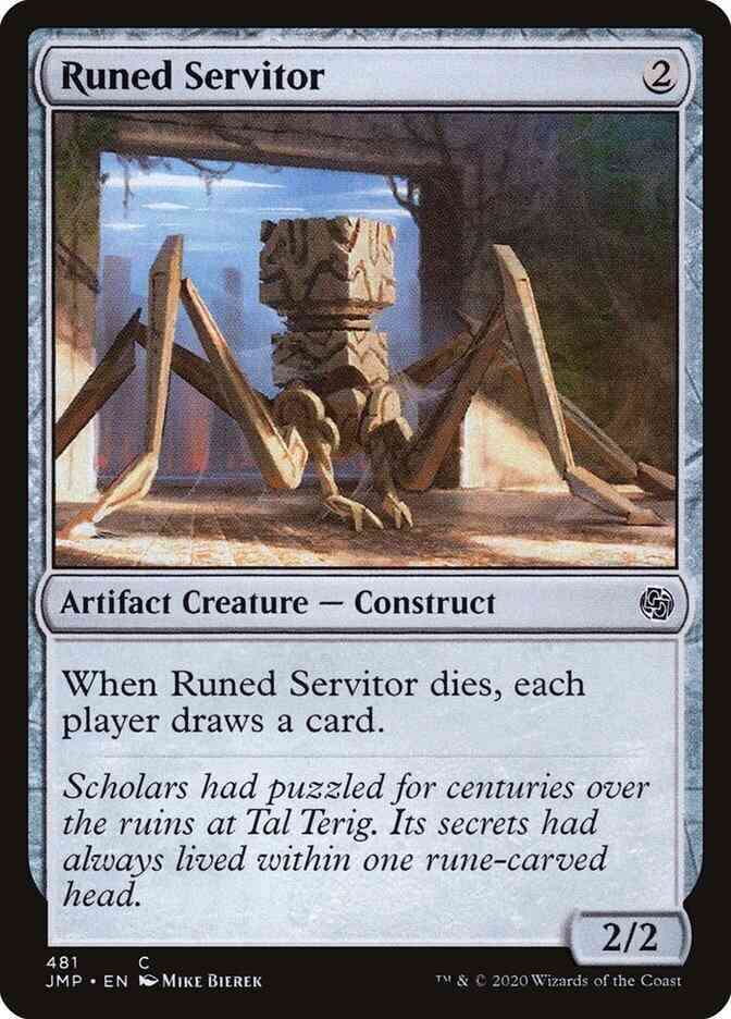 Runed Servitor [481] [Jumpstart] [Non-Foil]