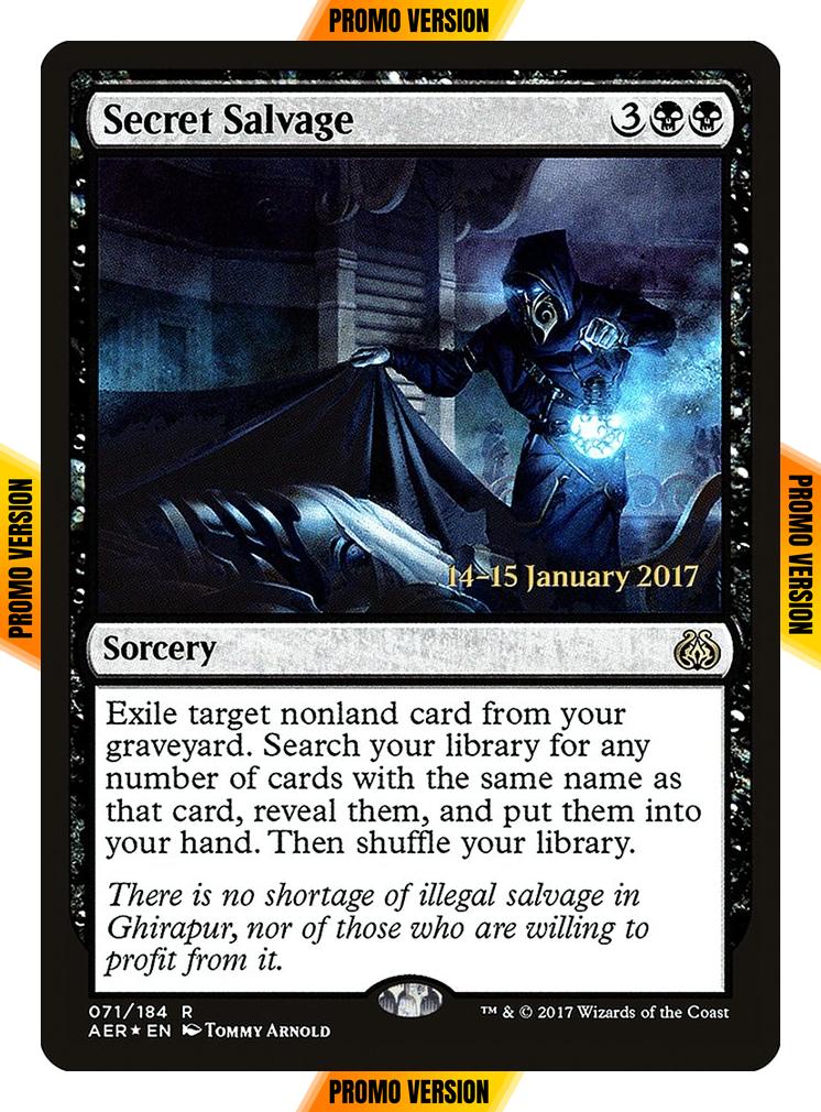 Secret Salvage [71s] [Aether Revolt Promos] [Foil]