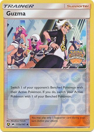 Guzma - 115a/147 - Regional Championships Promo [Reverse Holo]