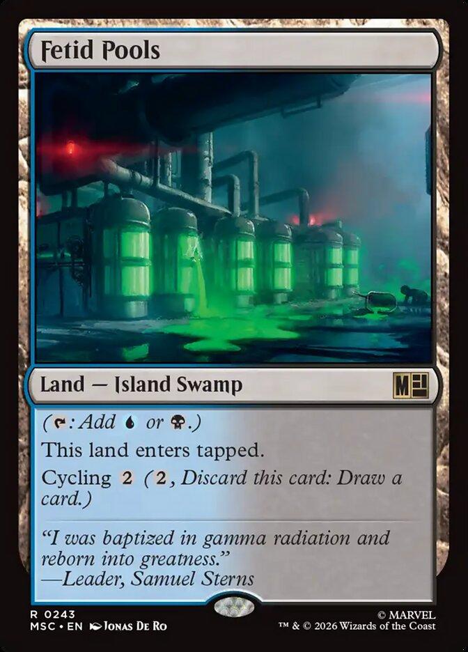 Fetid Pools [243] [Marvel Super Heroes: Commander] [Non-Foil]
