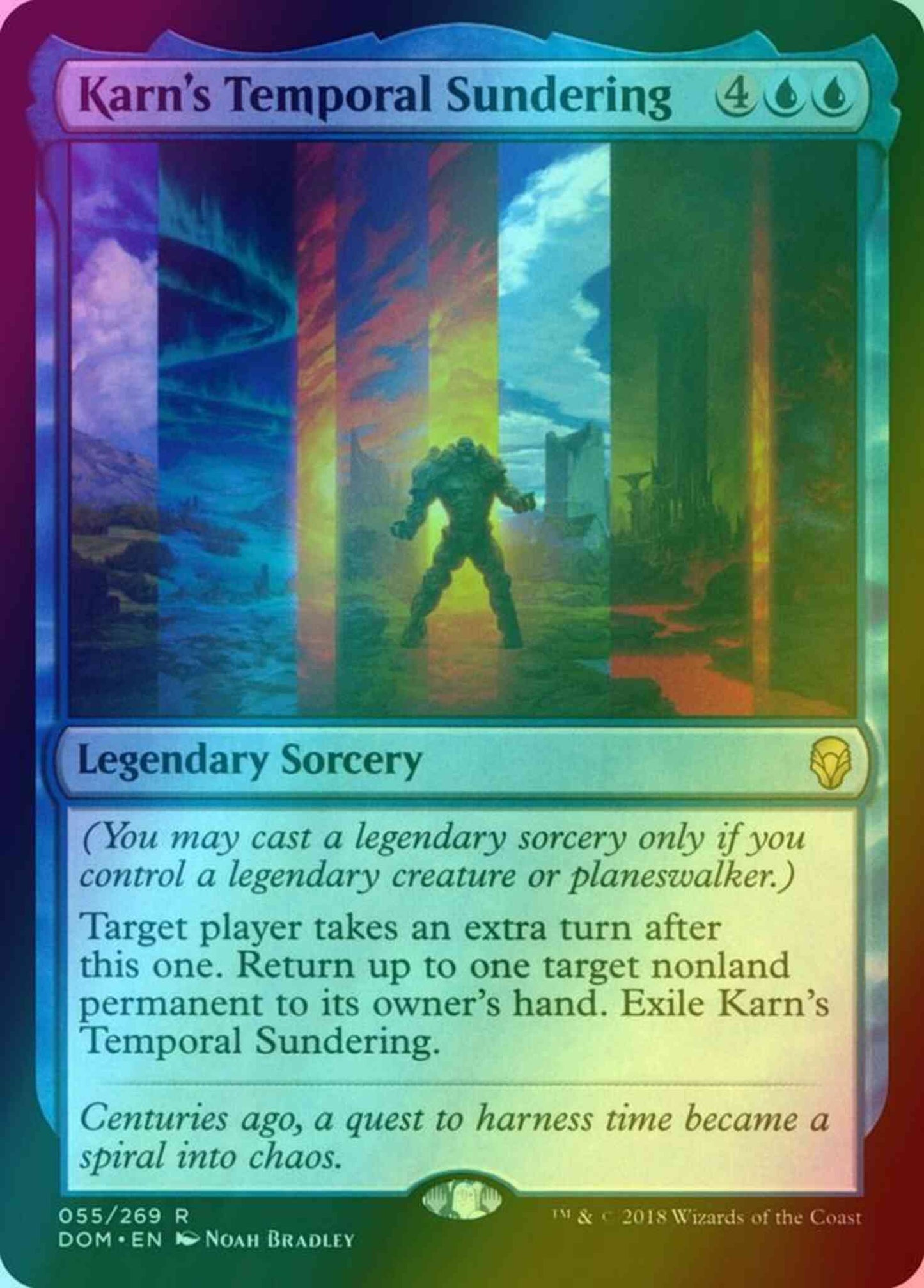 Karn's Temporal Sundering [55] [Dominaria] [Foil]
