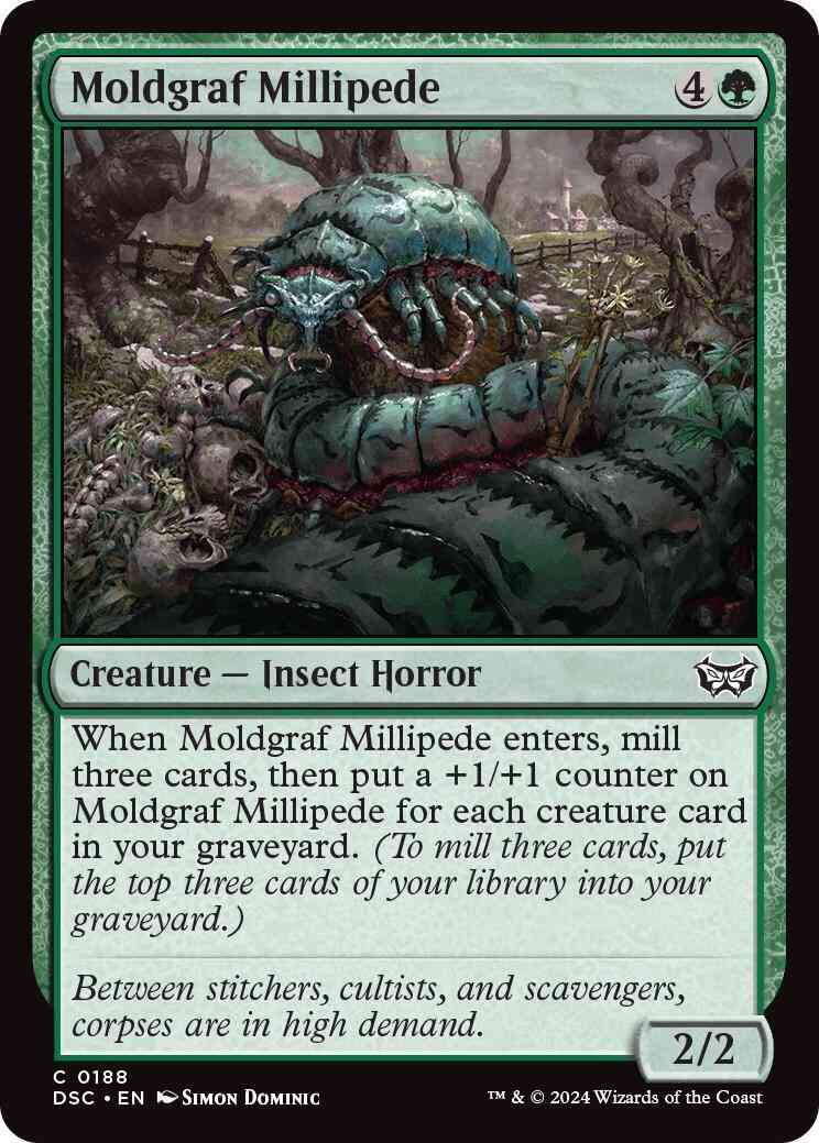 Moldgraf Millipede [188] [Duskmourn: House of Horror: Commander] [Non-Foil]