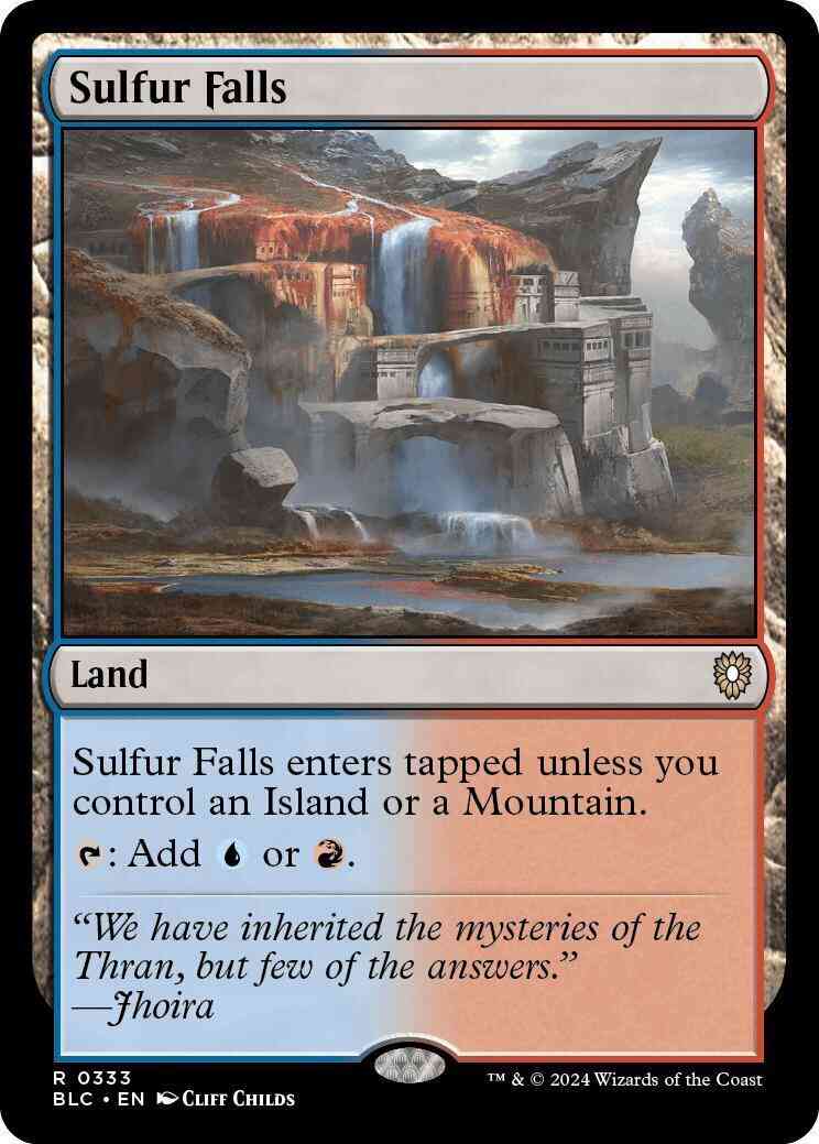 Sulfur Falls [333] [Bloomburrow: Commander] [Non-Foil]