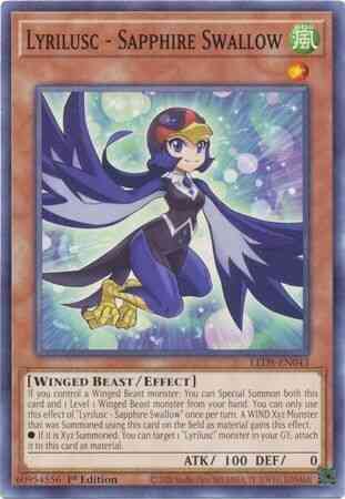 Lyrilusc - Sapphire Swallow - LED8-EN043 - Common - 1st Edition