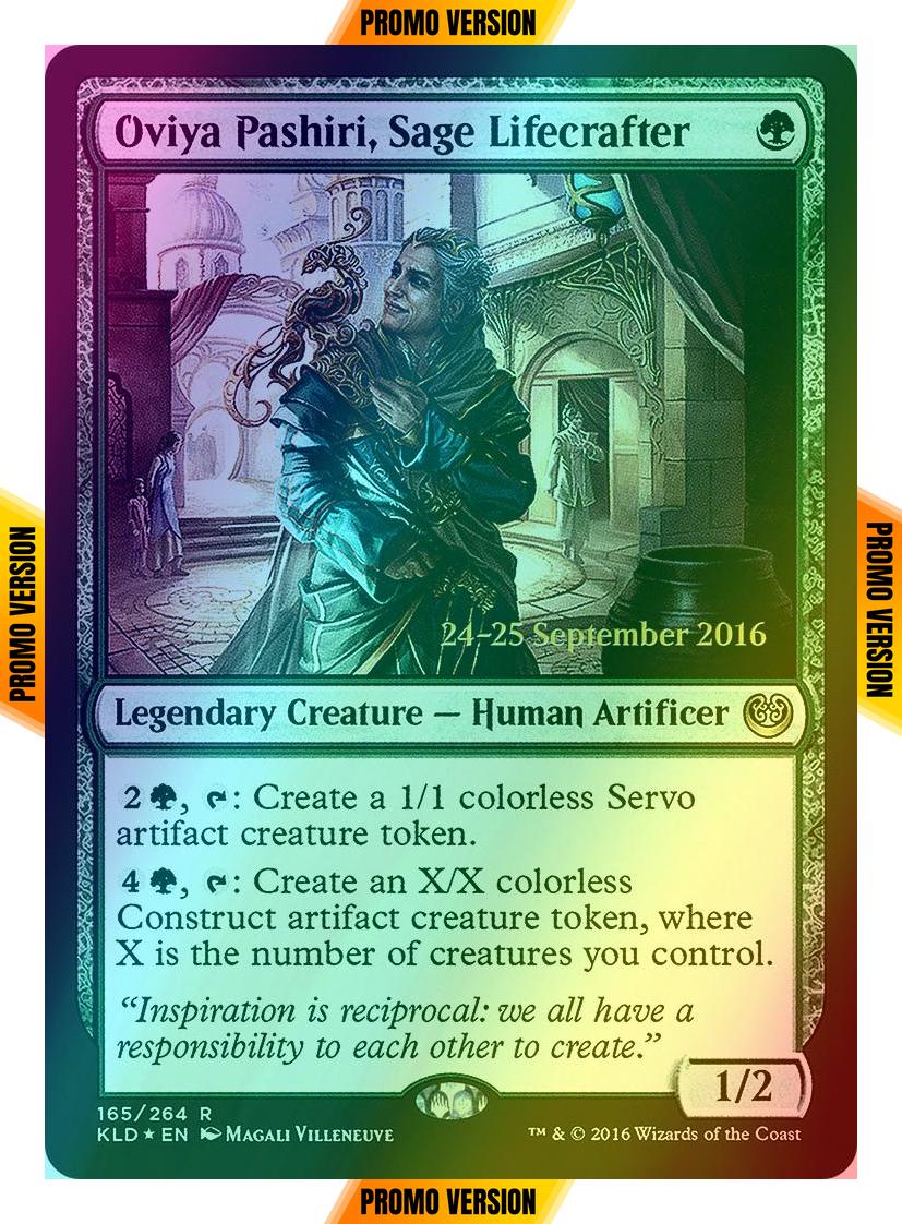 Oviya Pashiri, Sage Lifecrafter [165s] [Kaladesh Promos] [Foil]