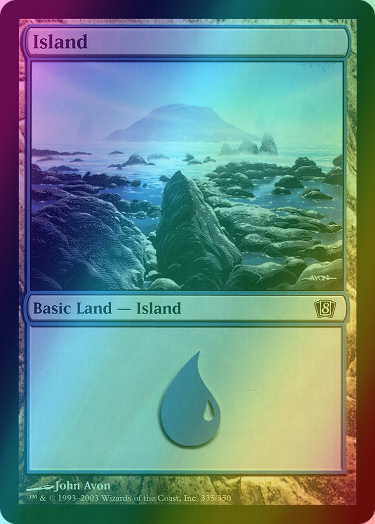 Island [335x] [335] [Eighth Edition] [Foil]