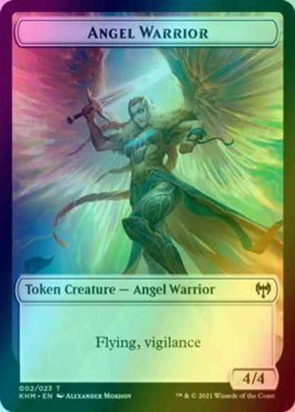 Angel Warrior Token (02) // Treasure Token (19) [Kaldheim Tokens] [Foil]
