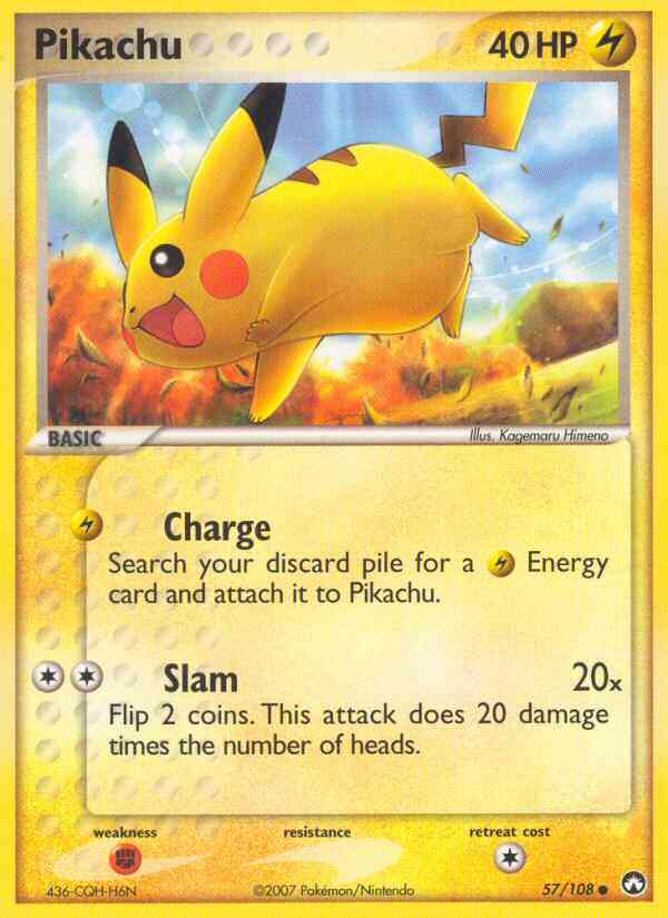 Pikachu - 57/108 - Common [ex16-57] [Non-Holo]