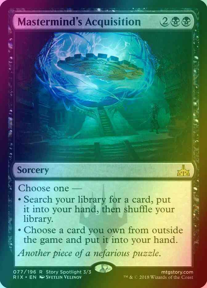 Mastermind's Acquisition [77] [Rivals of Ixalan] [Foil]