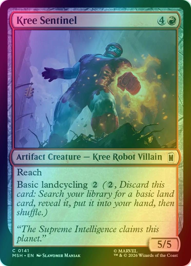 Kree Sentinel [141] [Marvel Super Heroes] [Foil]