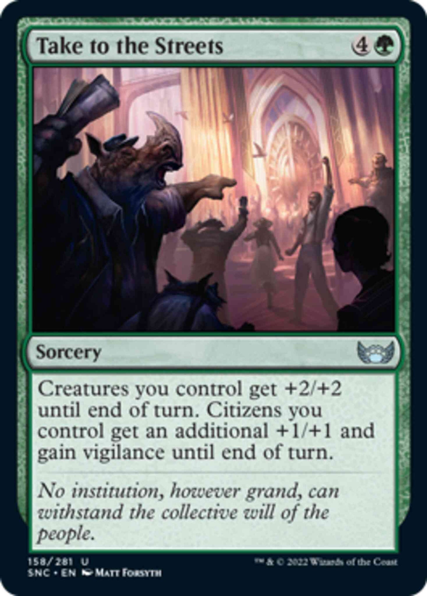 Take to the Streets [158] [Streets of New Capenna] [Non-Foil]