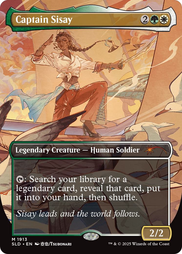 Captain Sisay [1913] [Borderless] [City Styles 2] [Secret Lair Drop] [Non-Foil]