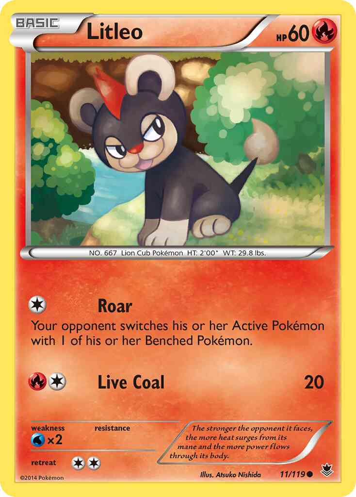 Litleo - 11/119 - Common [xy4-11] [Non-Holo]