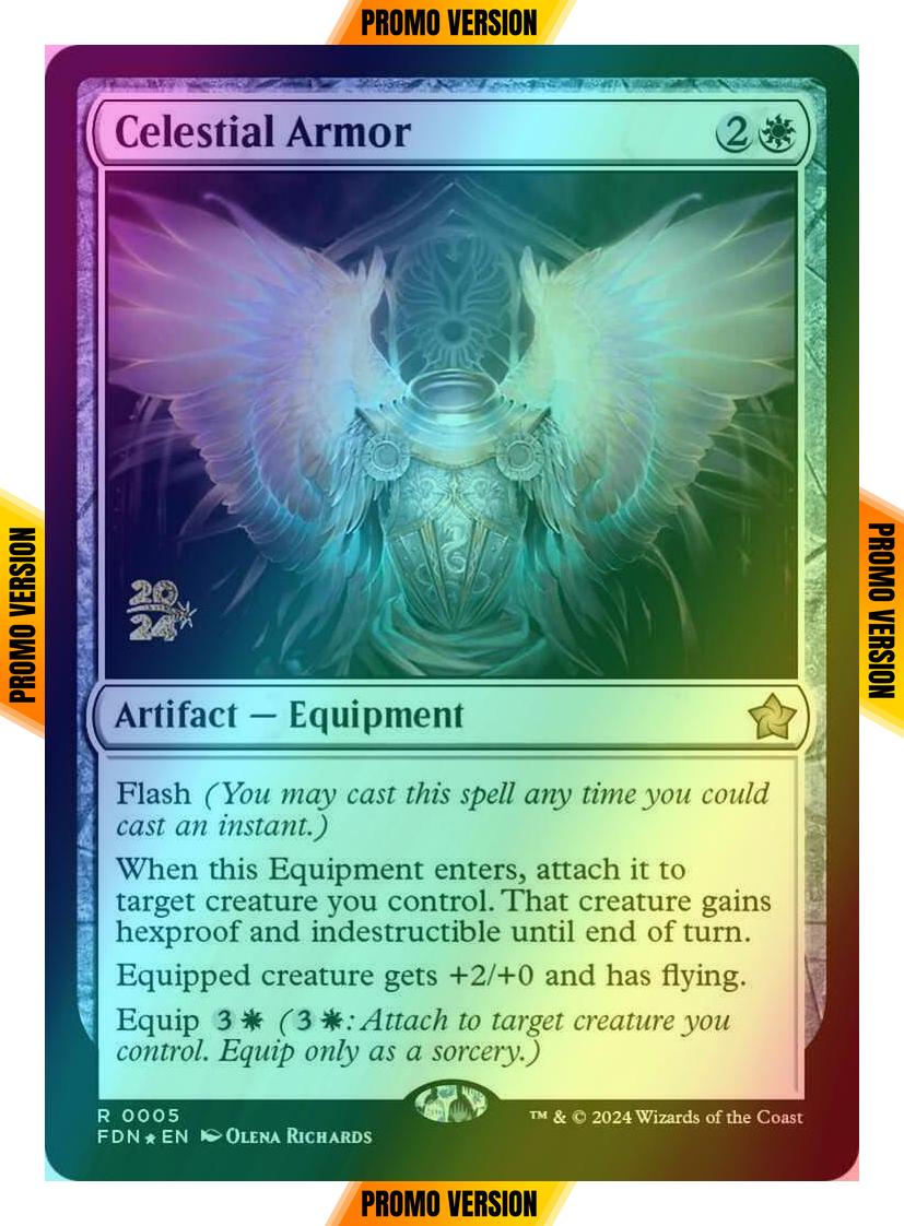 Celestial Armor [5s] [Prerelease] [Foundations: Promos] [Foil]