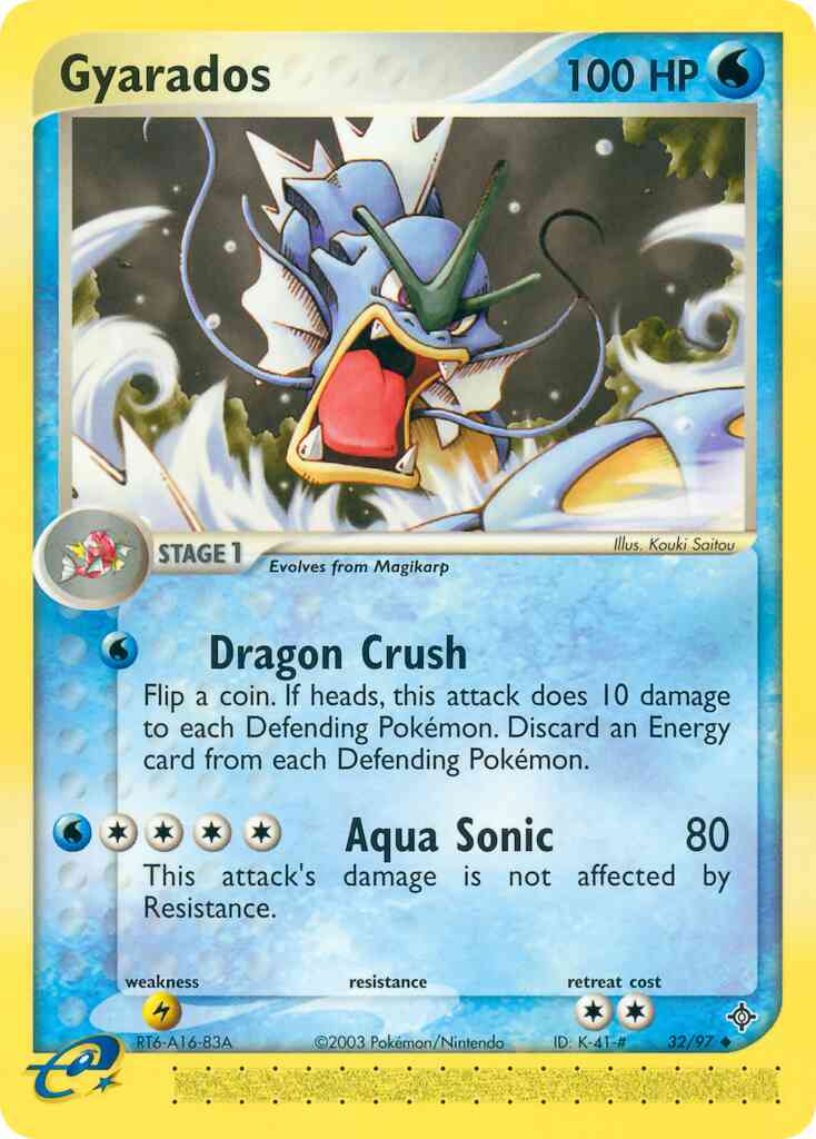 Gyarados - 32/97 - Uncommon [ex3-32] [Reverse Holo]