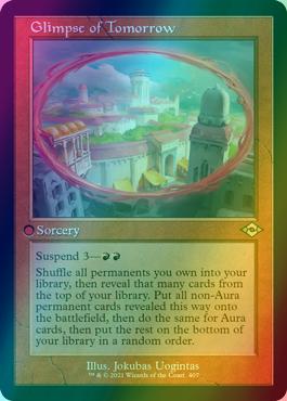 Glimpse of Tomorrow [407] [Retro Frame] [Modern Horizons 2] [Foil]