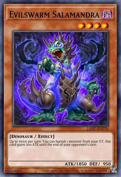 Evilswarm Salamandra - HA07-EN052 - Super Rare - Unlimited