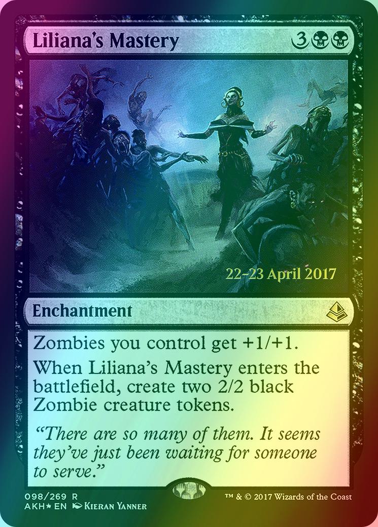 Liliana's Mastery [98s] [Amonkhet Promos] [Foil]