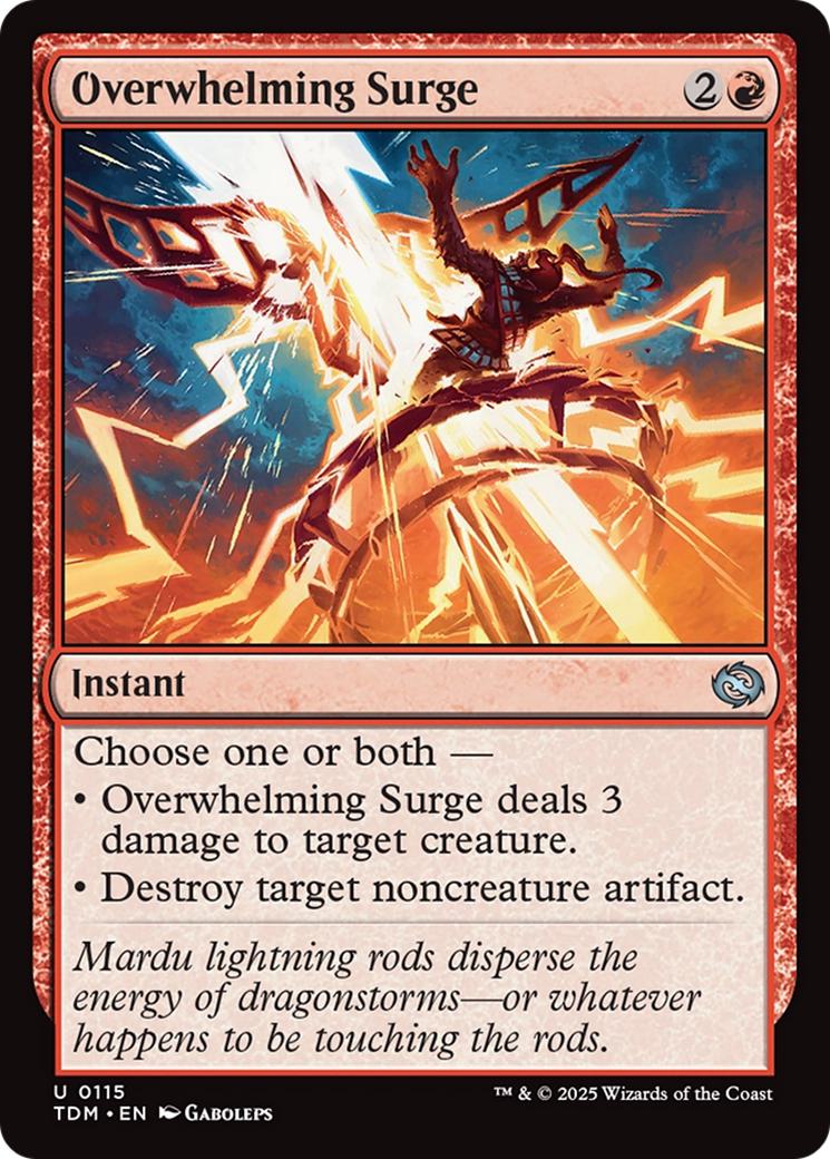 Overwhelming Surge [115] [Tarkir: Dragonstorm] [Non-Foil]