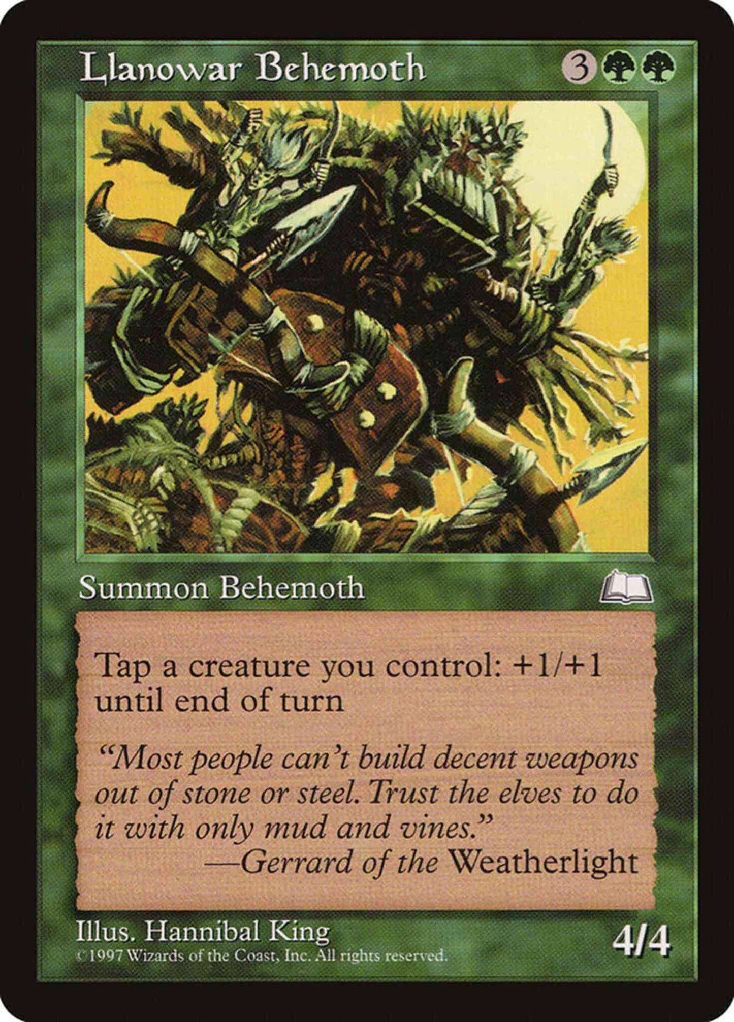 Llanowar Behemoth [132] [Weatherlight] [Non-Foil]
