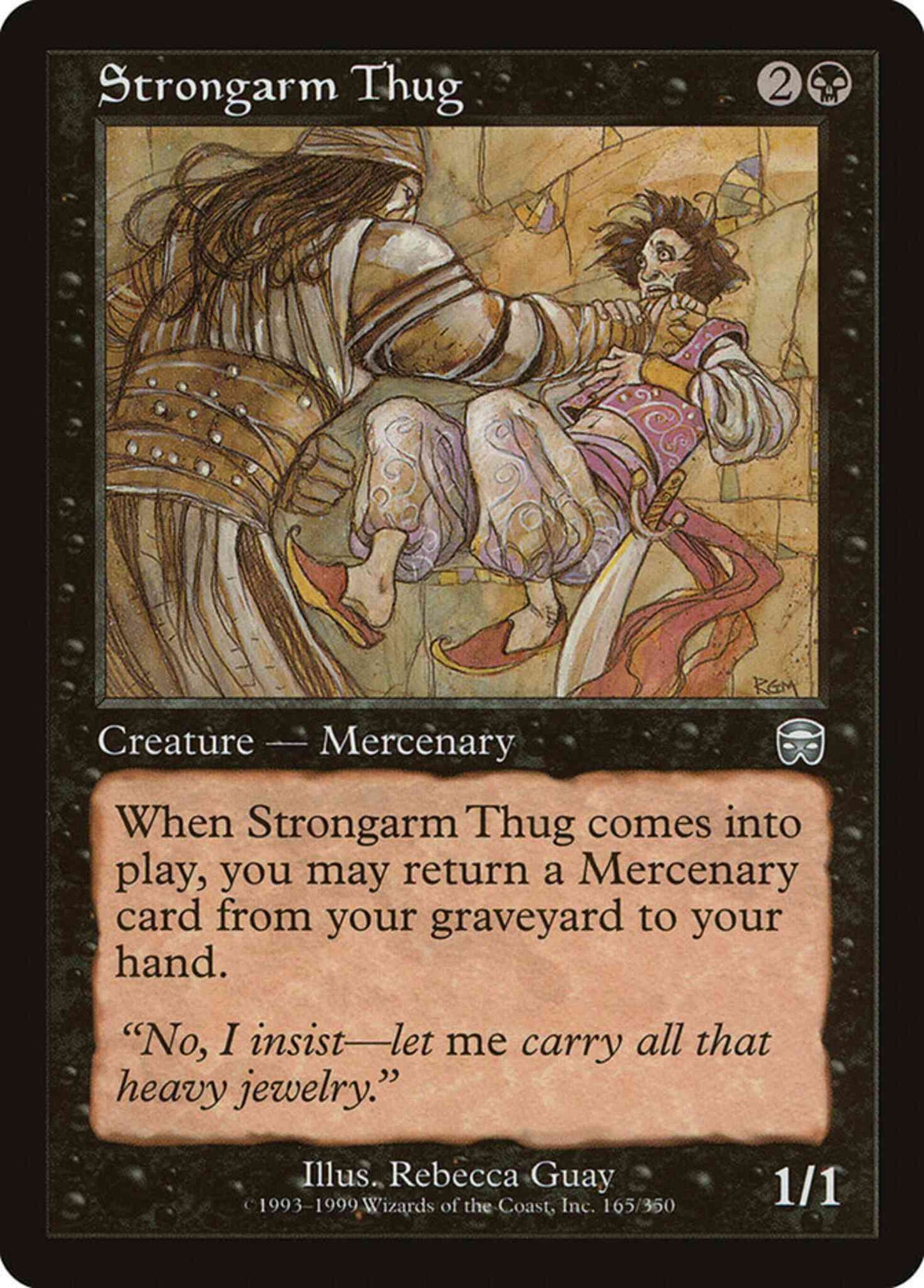 Strongarm Thug [165] [Mercadian Masques] [Non-Foil]