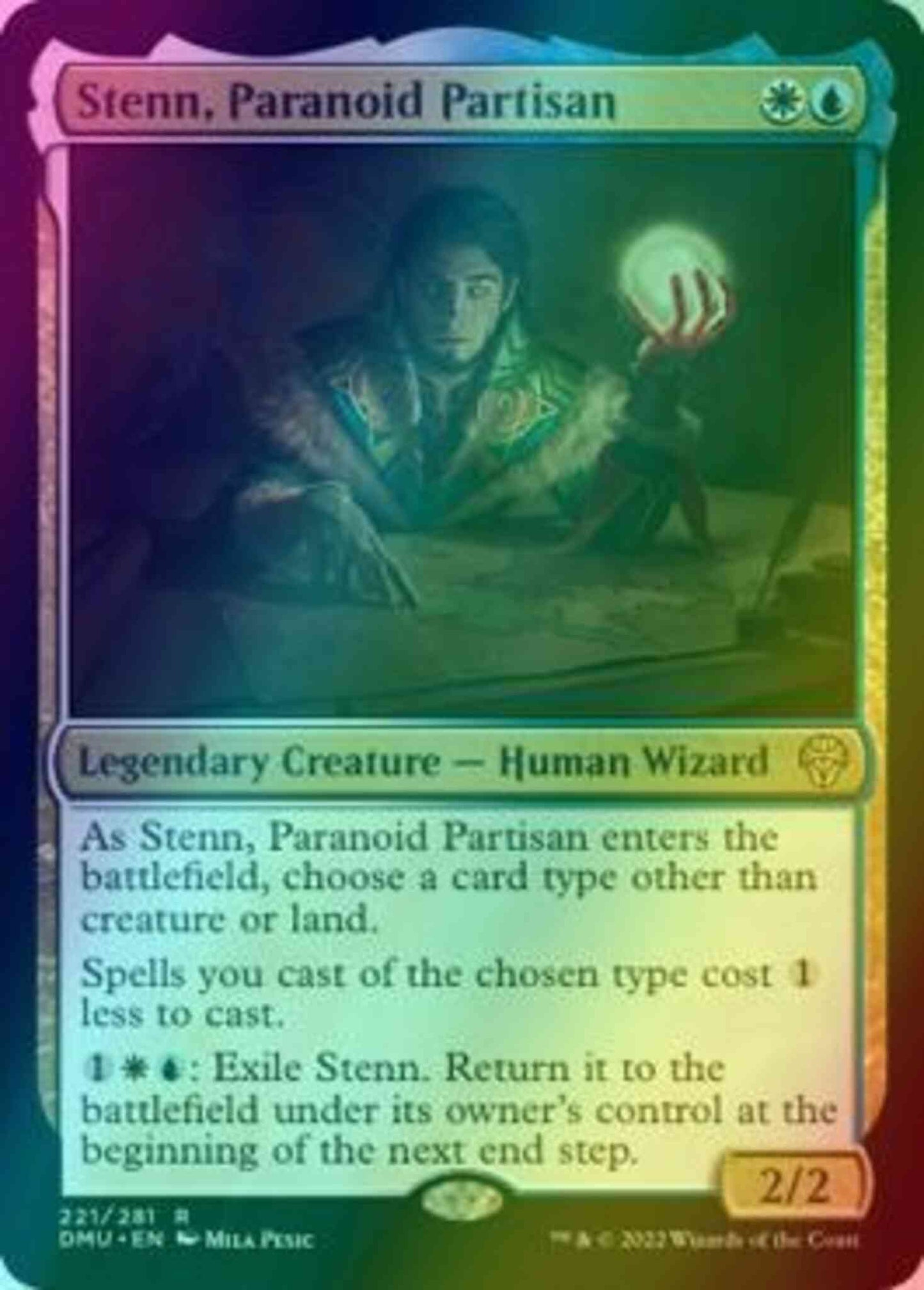 Stenn, Paranoid Partisan [221] [Dominaria United] [Foil]