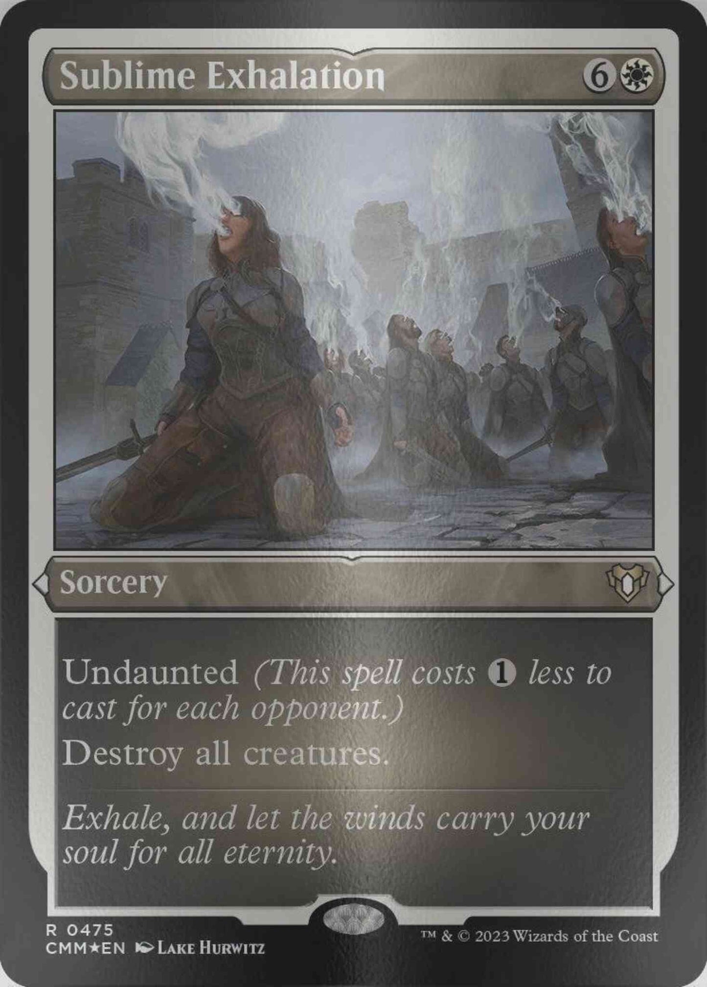 Sublime Exhalation [475] [Commander Masters] [Etched Foil]