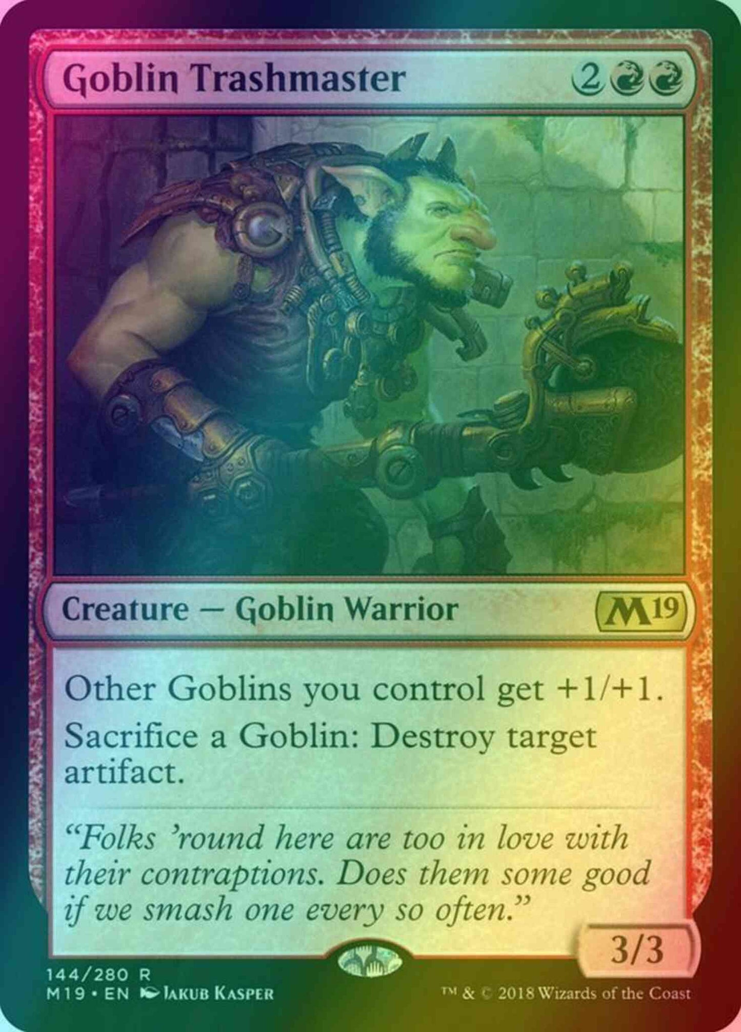 Goblin Trashmaster [144] [Core Set 2019] [Foil]