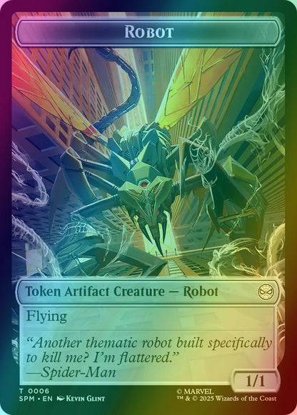 Food Token (05) // Robot Token (06) [Marvel's Spider-Man: Tokens] [Foil]