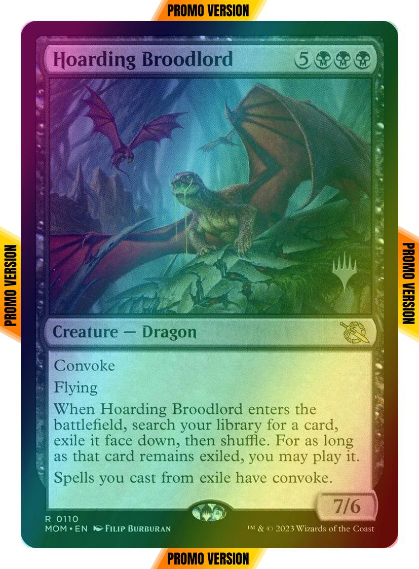 Hoarding Broodlord [110p] [Promo Pack] [March of the Machine: Promos] [Foil]