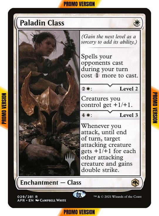 Paladin Class [Promo Pack] [29p] [Adventures in the Forgotten Realms Promos] [Non-Foil]