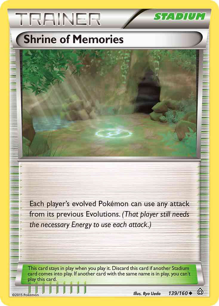 Shrine of Memories - 139/160 - Uncommon [xy5-139] [Non-Holo]