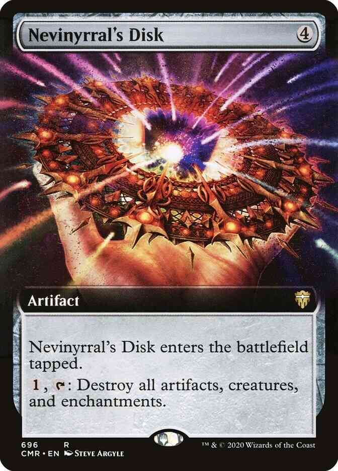 Nevinyrral's Disk [696] [Extended Art] [Commander Legends] [Non-Foil]