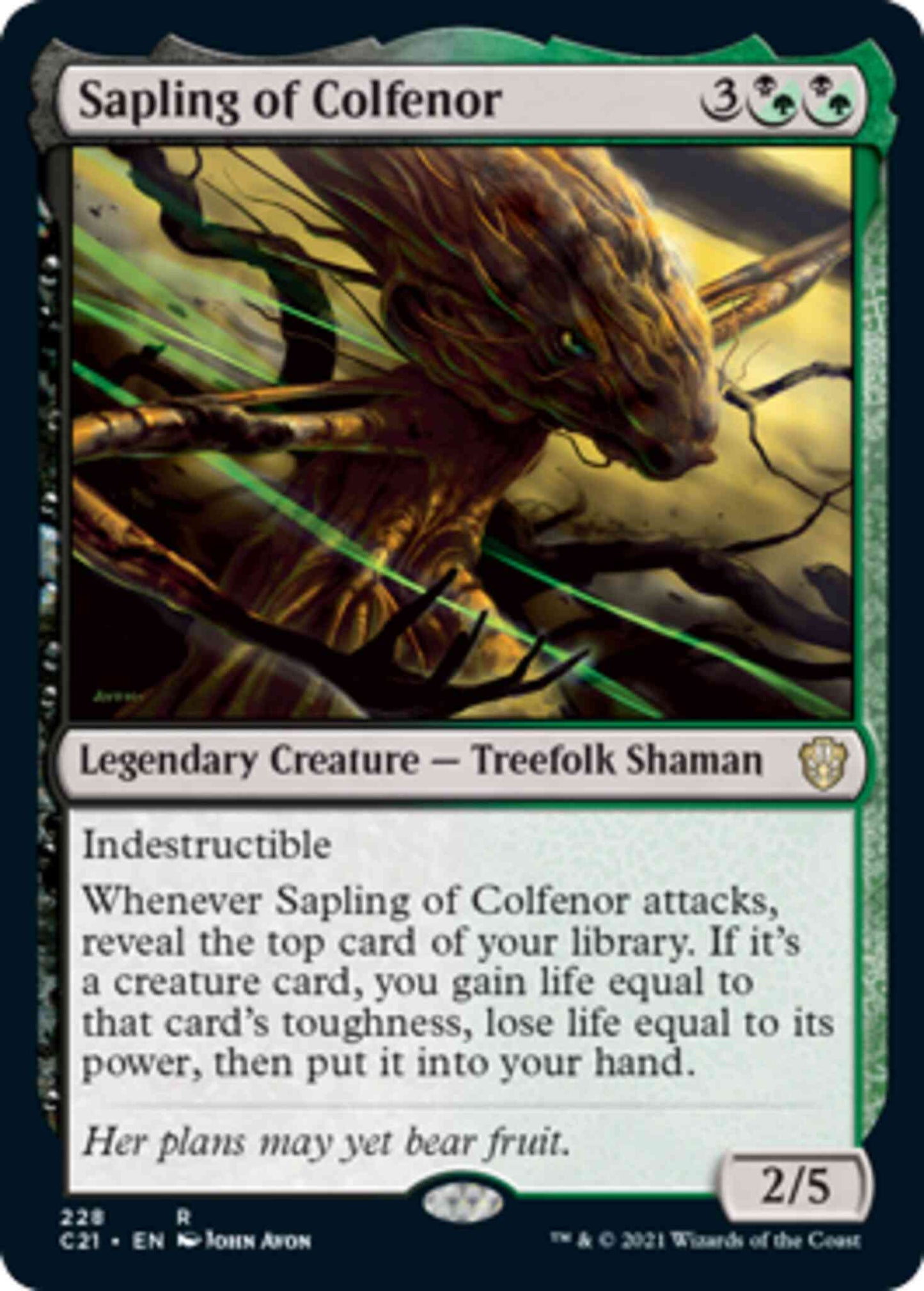 Sapling of Colfenor [228] [Commander 2021] [Non-Foil]